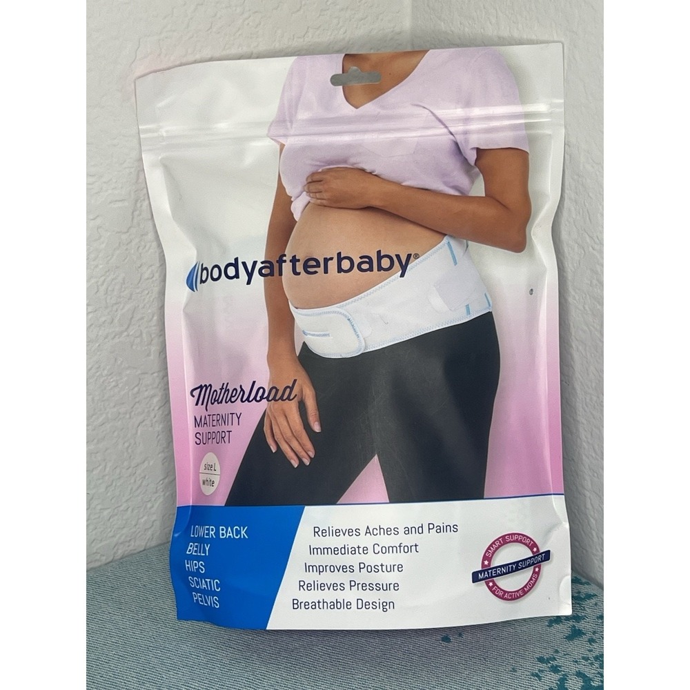 Body After Baby Belt Maternity Belly Support‎ Belt Pregnancy Support L White